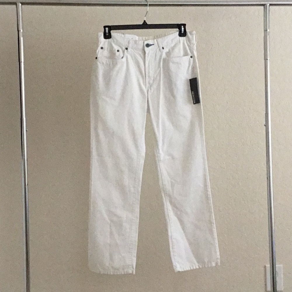 Kenneth Cole Reaction White Jeans 32x30 New!